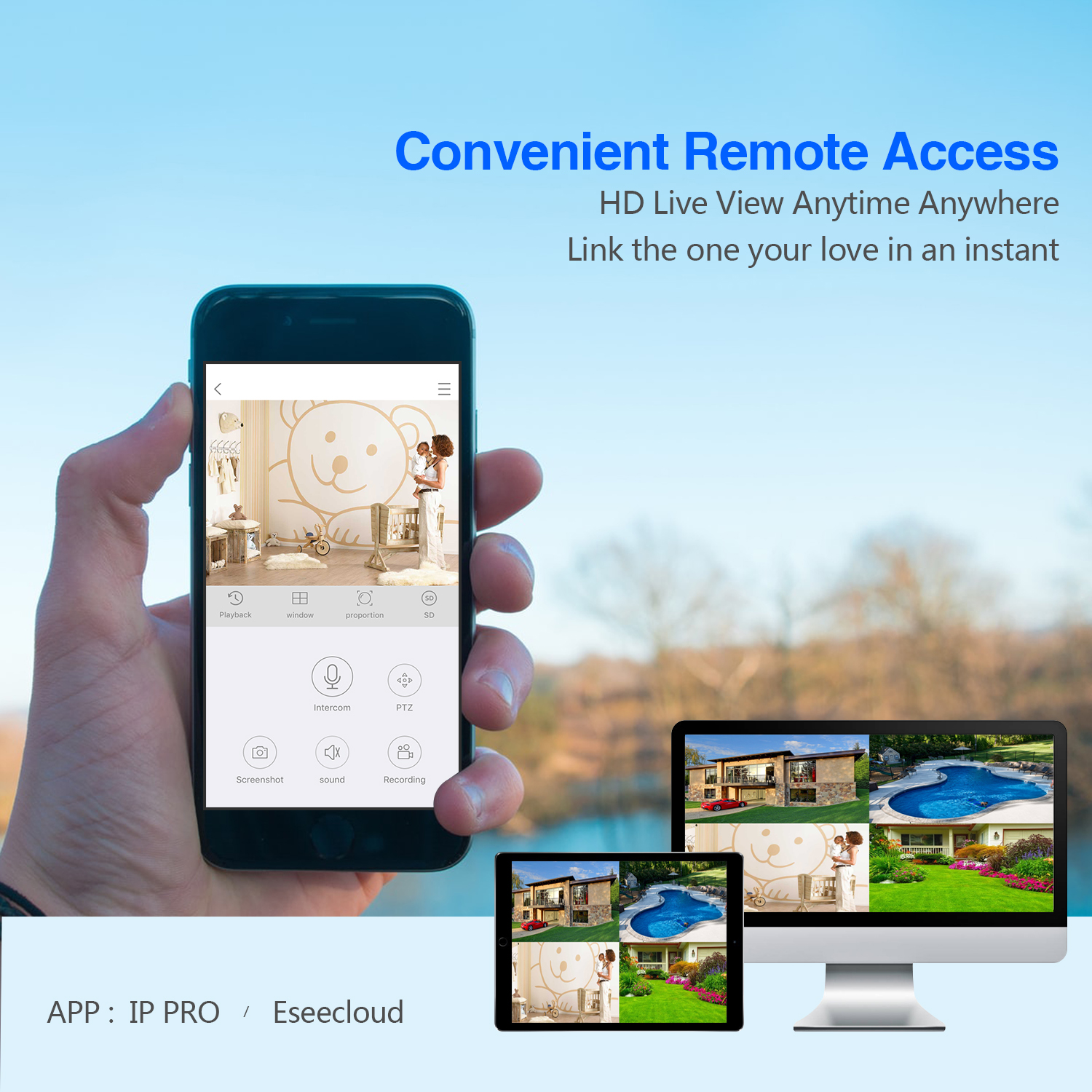 Cromroc All-in-one Wireless Security Camera System with 12 ...